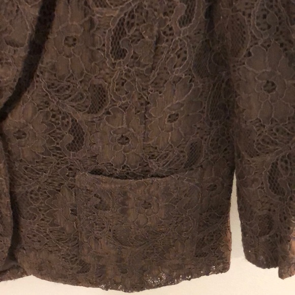 Loft Outlet Taupe Lace Blazer - Picture 2 of 2
